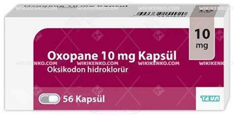 oxopane 10 mg ne için kullanılır